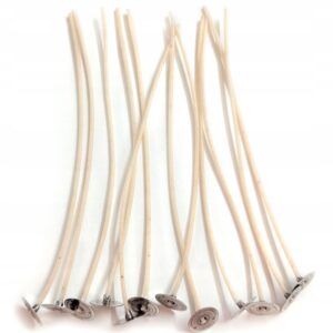 Knoty z blaszką do świec 21 N / 10 cm - 12 szt
